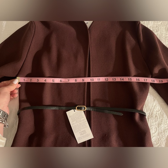 Zara Elegant Brown Knitted Women's Jacket - Picture 10 of 10